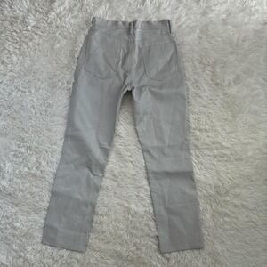 AGOLDE leather glam chic Grey slim fit trousers with a relaxed fit